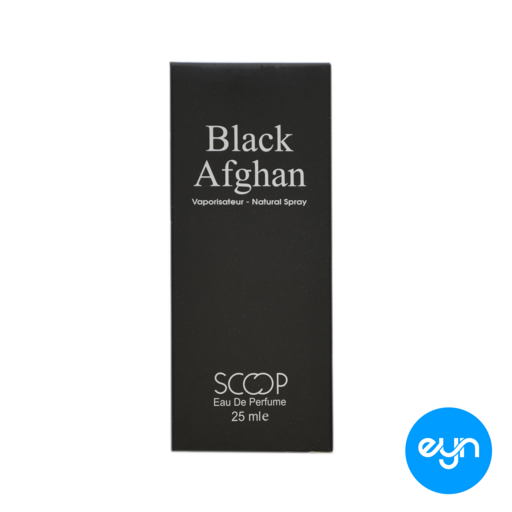 عطر جیبی مردانه اسکوپ مدل بلک افغان Black afghan حجم 25 میلی لیتر