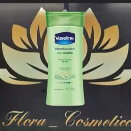 لوسیون بدن وازلین مدل آلوئه ورا  ( VASELINE ALOE VERA SOOTHE BODY LOTION ) آبرسان و ضد التهاب مناسب انواع پوست( 400 ML )