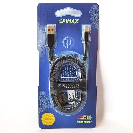 کابل فست شارژ تایپ سی 1.2 متر اپیمکس EPIMAX EC-11 سیم شارژر type c