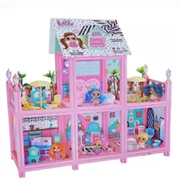 اسباب بازی ساختنی خانه عروسکی ال او ال سورپرایزی LOL Big Doll House