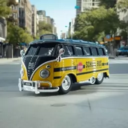 اسباب بازی اتوبوس فلزی فولکس مدرسه دودزا School Bus