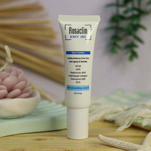 کرم ضد چروک دور چشم تیوپی رزاکلین حجم 30 میلی لیتر (Rosaclin Anti-Wrinkle Eye Cream Tube 30ml)