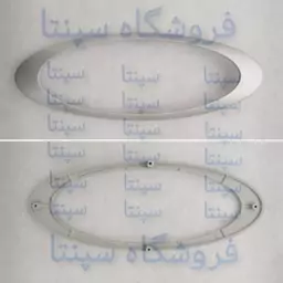 قاب طلق پنکه سانی          (اصل) (مطابق تصویر) 1عدد         قاب دور طلق بدنه پنکه سانی         طلق قاب پنکه سانی