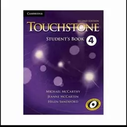 کتاب تاچ استون 4  touch stone 4 second edition با کتاب کار و سی دی 