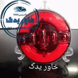 چراغ ترمز فلاشر وخطر دور نئون گرد 24 ولت مناسب خودرو های سنگین و کامیونت