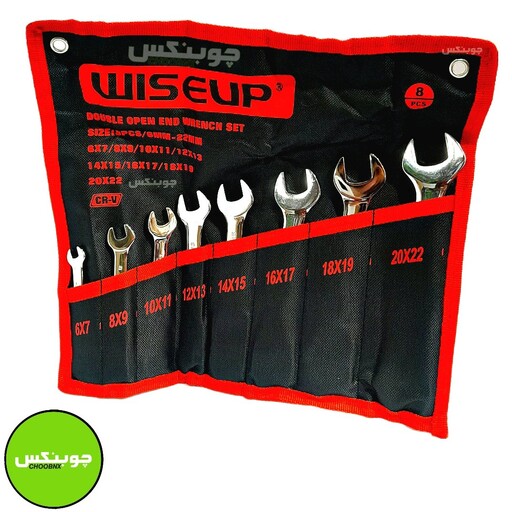 ست 8 عددی آچار دوسر تخت 30614 برند wiseup(وایزآپ) فروشگاه چوبنکس