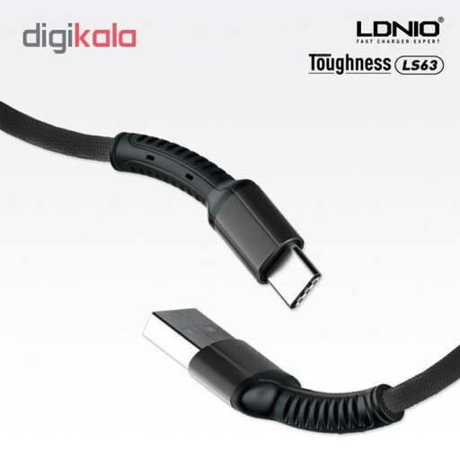 کابل تبدیل USB به USB - C الدینیو مدل LS63 طول 1 متر