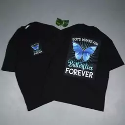 تیشرت مردانه اسپرت FOREVER پروانه مشکی .