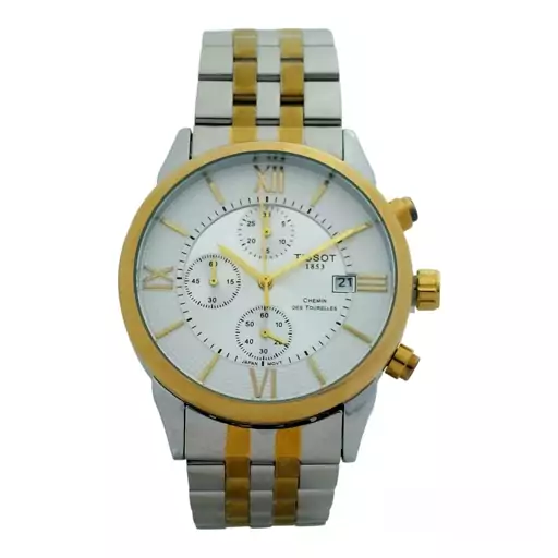 ساعت مچی مردانه تیسوت سه موتوره کرنوگراف TISSOT CHEMIN SR-GD-WE