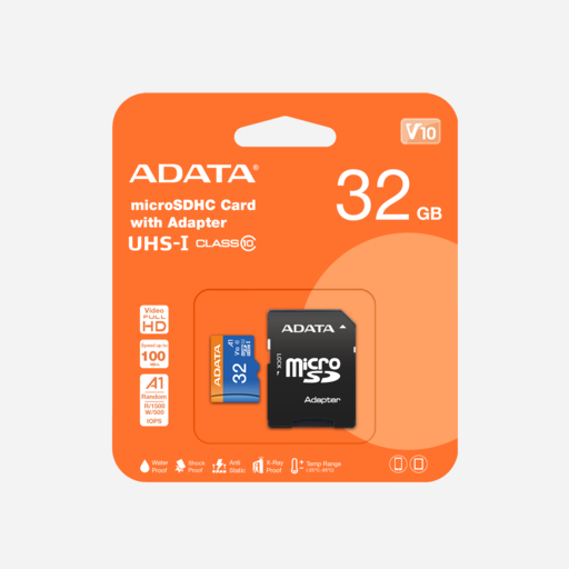 کارت حافظه microSDHC ای دیتا 32 گیگابایت مدل Premier V10 A1