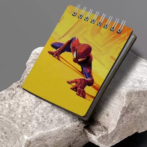 دفترچه طرح مرد عنکبوتی اسپایدرمن spider man