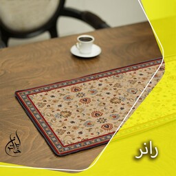 رانر مخمل لمینت دار لیزری ایران خاتون در ابعاد (130 در 40 ) کد 47