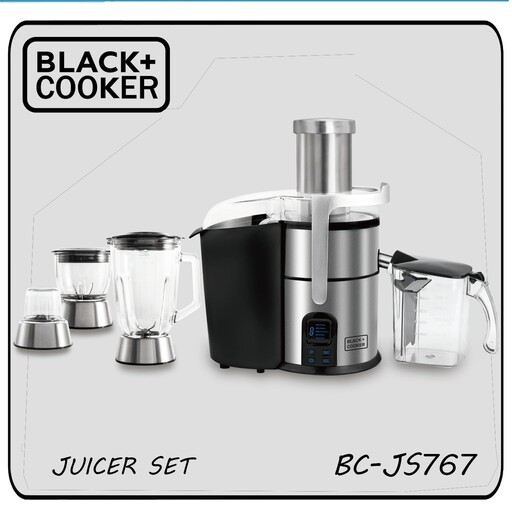 آبمیوه گیری و مخلوط کن چهارکاره بلک کوکر مدل BC-JS767