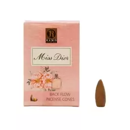 عود آبشاری دست ساز هندی رامو مدل میس دیور Miss Dior - Ramo بسته 10 عددی