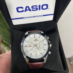 ساعت مچی مردانه کاسیو ادیفایس casio EDIFICE تاریخ دار با جعبه و کارت گارانتی ارسال رایگان به کل کشور 