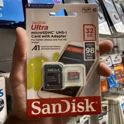 رم برند Sandisk ظرفیت 32 گیگابایت به همراه خشاب رم