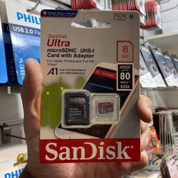 رم برند Sandisk ظرفیت 8 گیگابایت به همراه خشاب رم