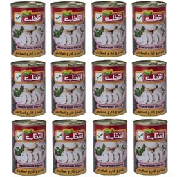 کنسرو قارچ اسلایس انتخاب - 420 گرم بسته 12 عددی