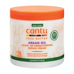 آبرسان و ترمیم کننده موی فر کنتو روغن آرگان Cantu ARGAN OIL LEAVE-IN CONDITIONING REPAIR CREAM 453g