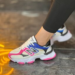 کفش کتونی اسپرت نیوبالانس (New Balance) مدل 9060 زنانه و دخترانه ابی سرخابی