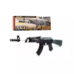 تفنگ اسباب بازی ساچمه ای و لیزردار Ak47 0807C