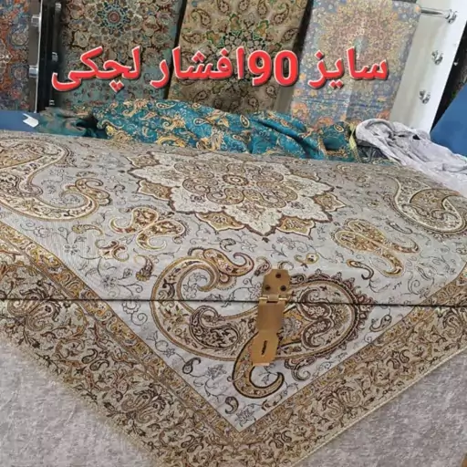 جعبه چوبی سنتی ترمه ابریشم سالاری