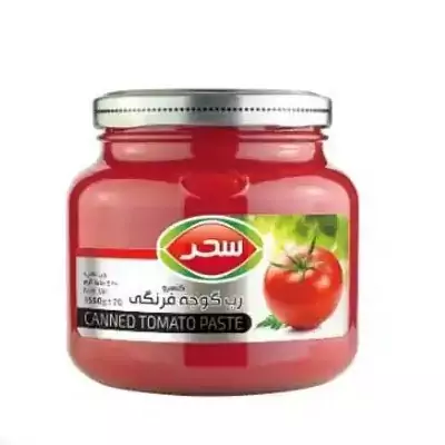 رب گوجه فرنگی شیشه ای سحر 1550 گرمی