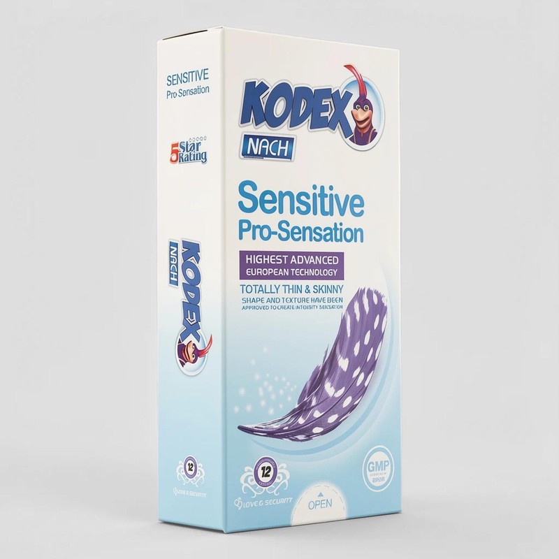 کاندوم کدکس مدل Sensitive Pro-Sensation بسته 12 عددیمدل 3