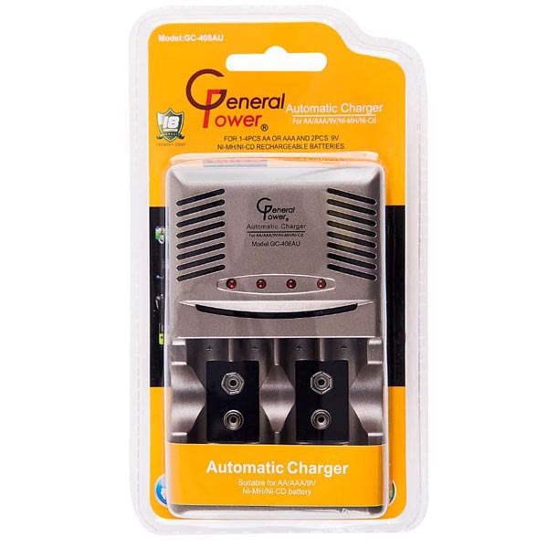 شارژر باتری جنرال پاور مدل GC-408AUجدید
