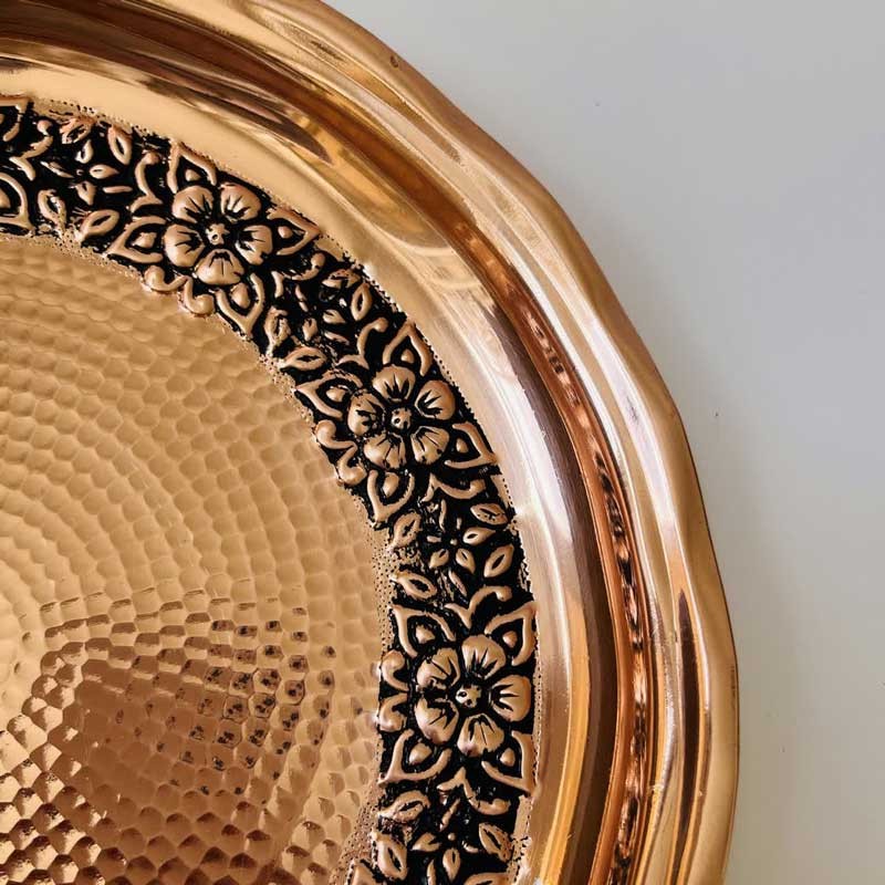 سینی مسی مدل موج کد ZH410.2 صبا مس زنجان