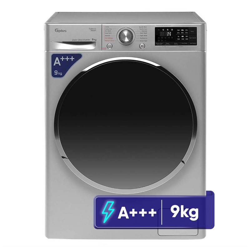 ماشین لباسشویی 9 کیلوگرم اتوماتیک جی پلاس مدل GWM-R909Sجدید