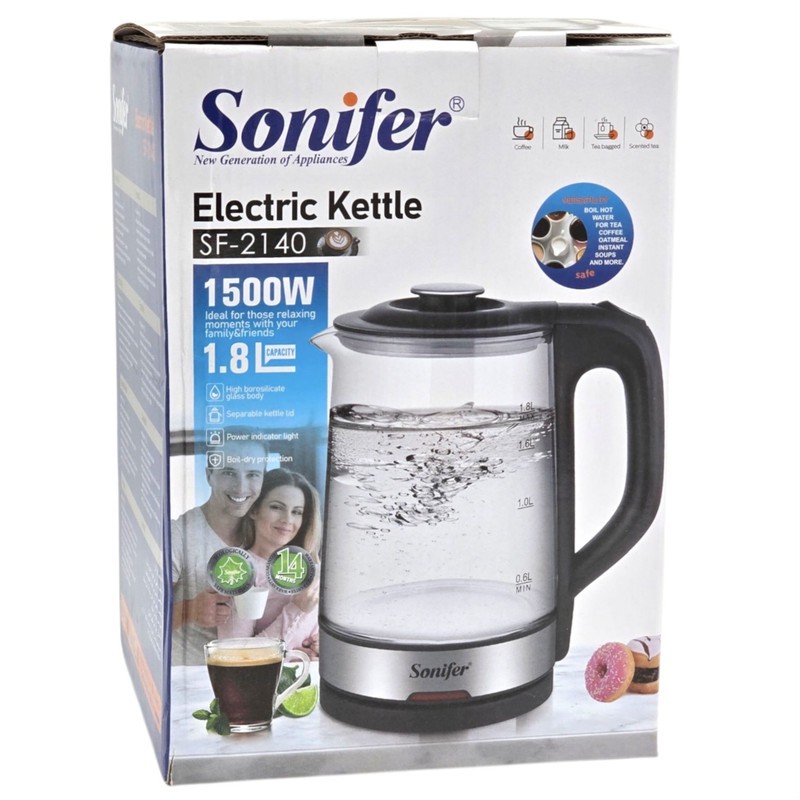 کتری برقی سونیفر مدل SF-2140 گنجایش 1.8 لیتر