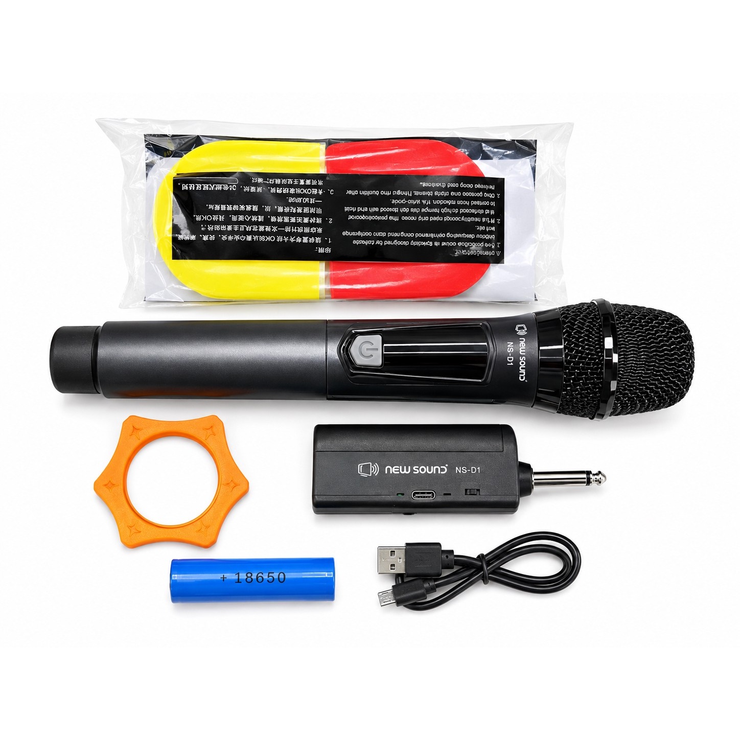 میکروفن بی سیم دانگل NEW SOUND مدل NS-D1جدید