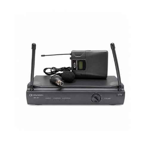 میکروفن یقه ای بی سیم New Sound SM-581 UHFجدید