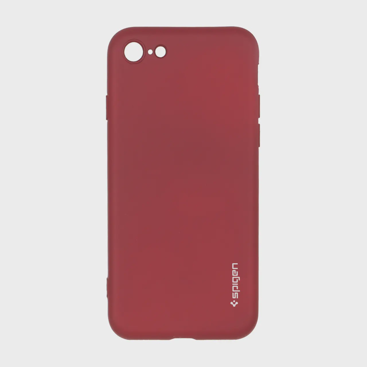 قاب گوشی iPhone 7 - iPhone 8 - iPhone SE 2020 - iPhone SE 2022 آیفون سیلیکونی ژله ای PC برند SPIGEN اسپیگن زرشکی کد E...