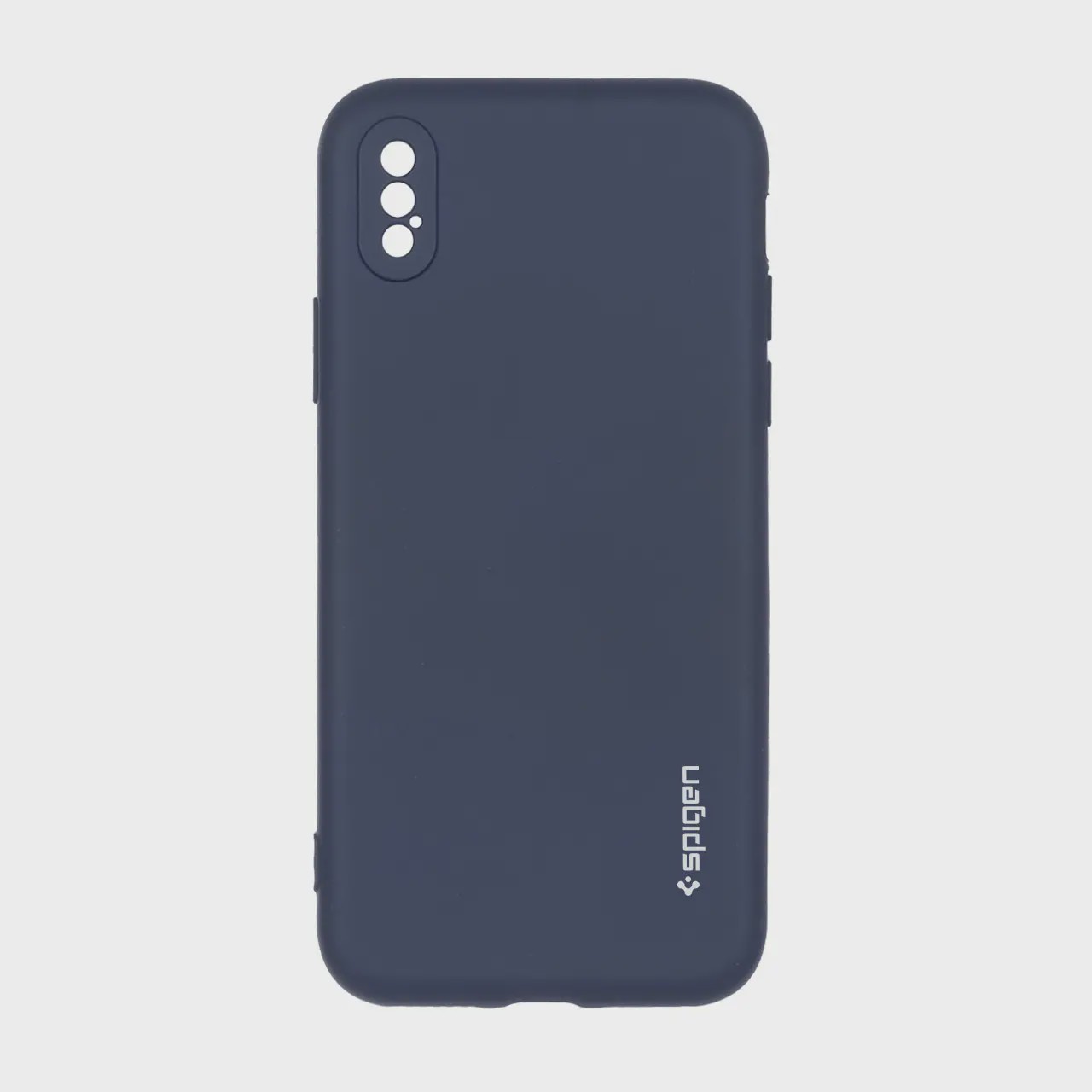 قاب گوشی iPhone X - iPhone XS آیفون سیلیکونی ژله ای PC برند SPIGEN اسپیگن سرمه ای کد E12-180289