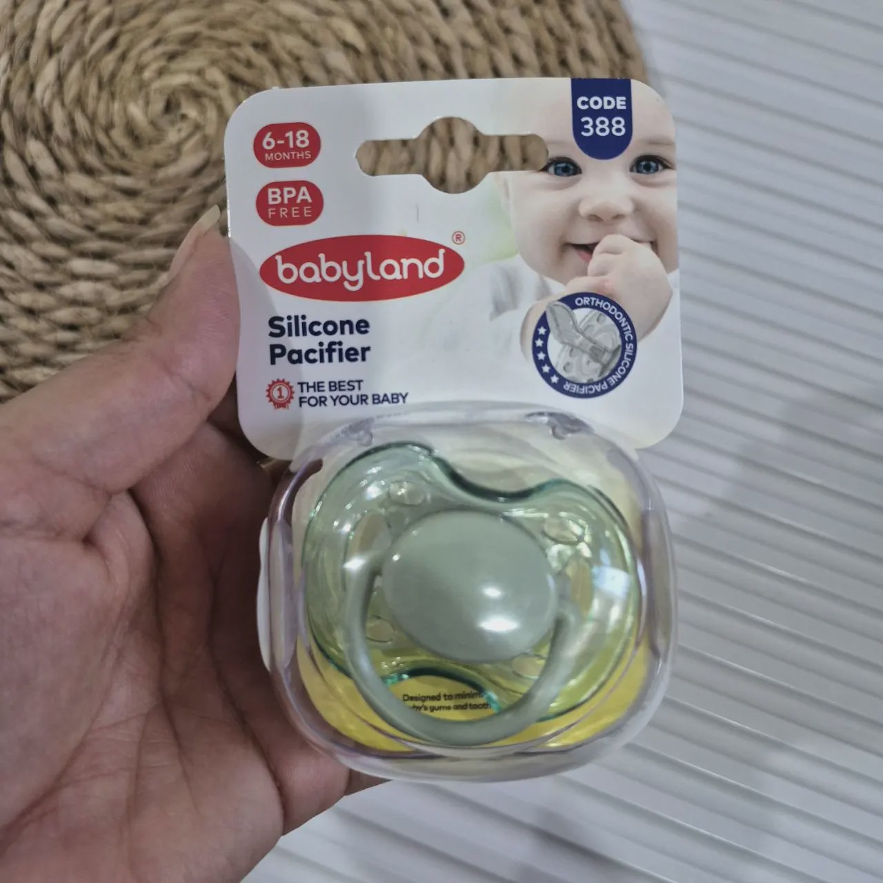 پستانک ارتودنسی بی بی لند 6-18 ماه کد 388جدید