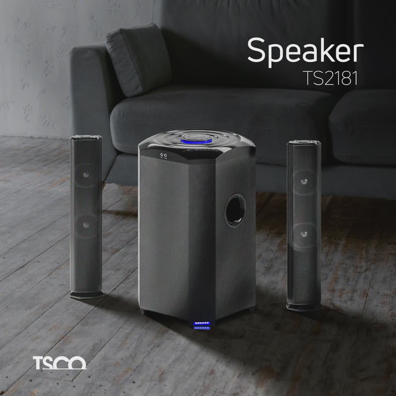 اسپیکر بلوتوثی تسکو مدل TS 2181، با توان خروجی 120 وات و بلوتوث نسخه 5.3جدید