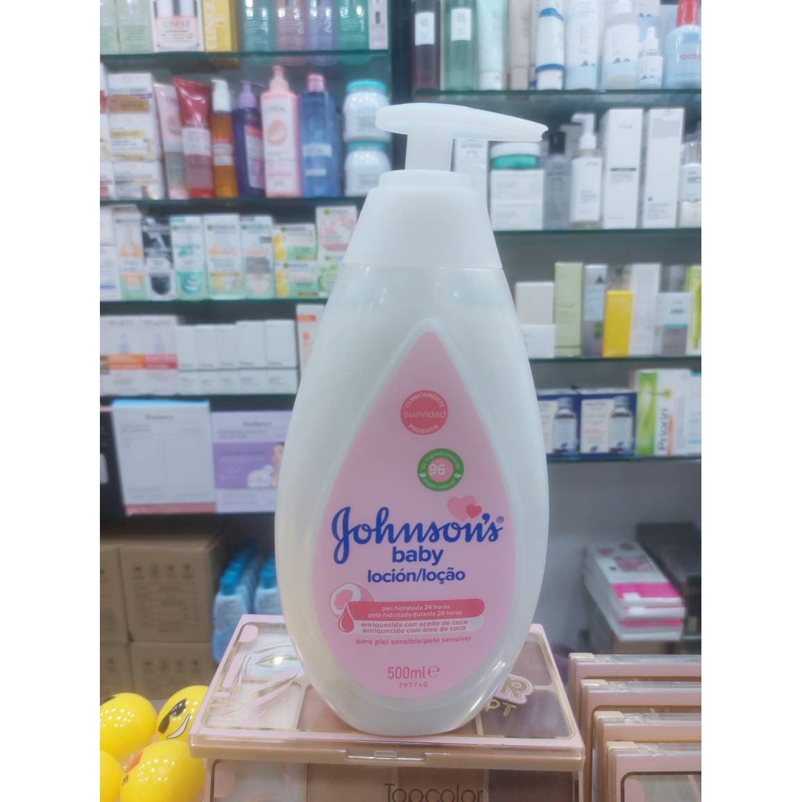 لوسیون بدن جانسون اصل ایتالیا Johnson s Baby Lotion 500mlجدید