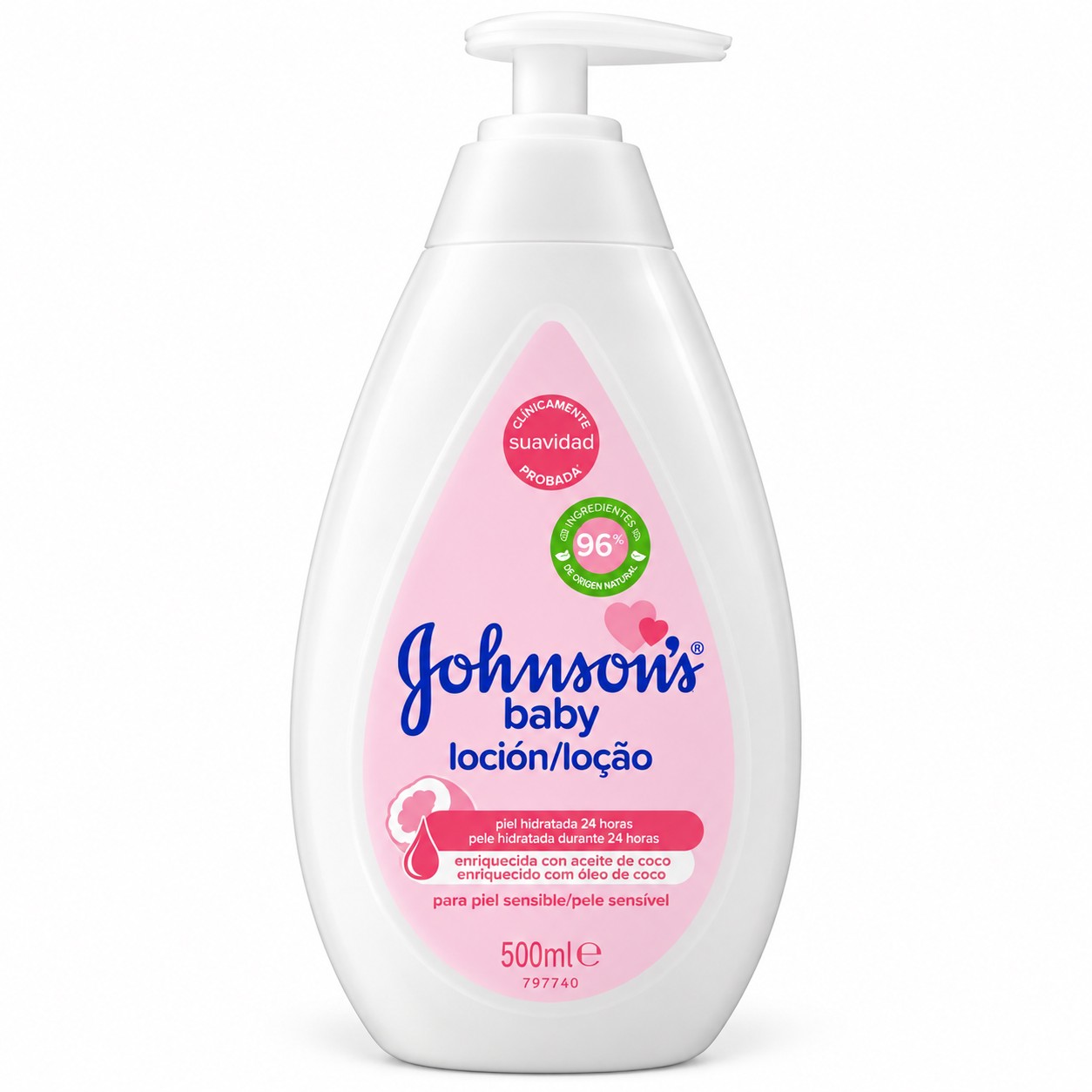 لوسیون بدن جانسون اصل ایتالیا Johnson s Baby Lotion 500mlجدید