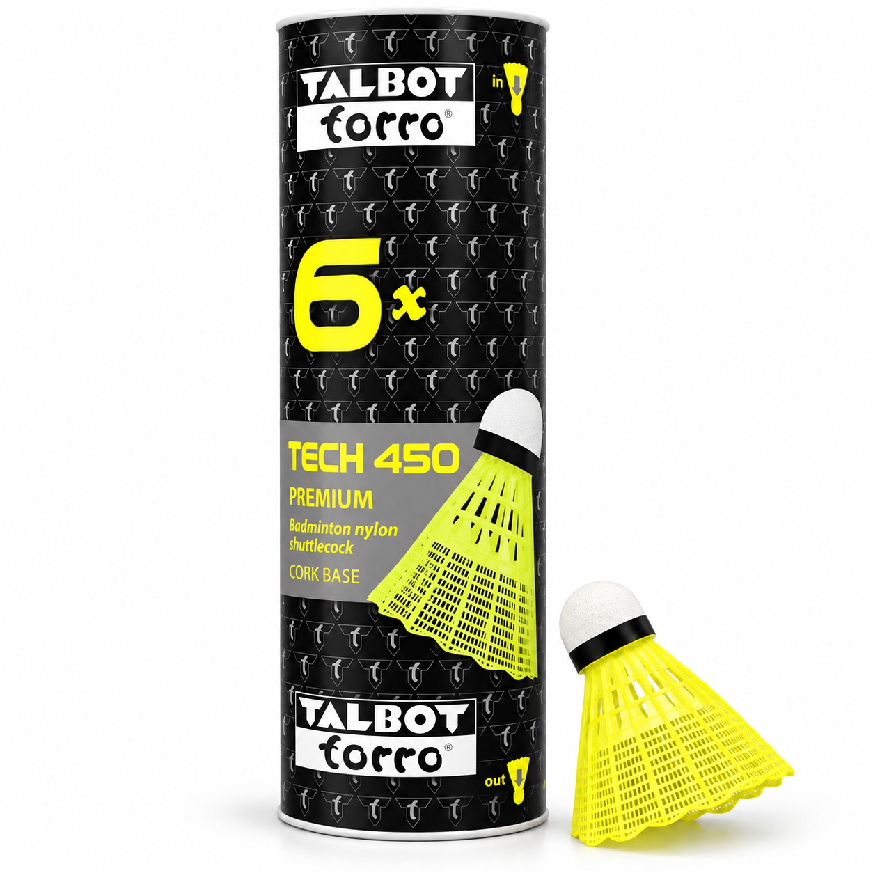 توپ بدمینتون نایلونی Talbot Torro Tech 450جدید