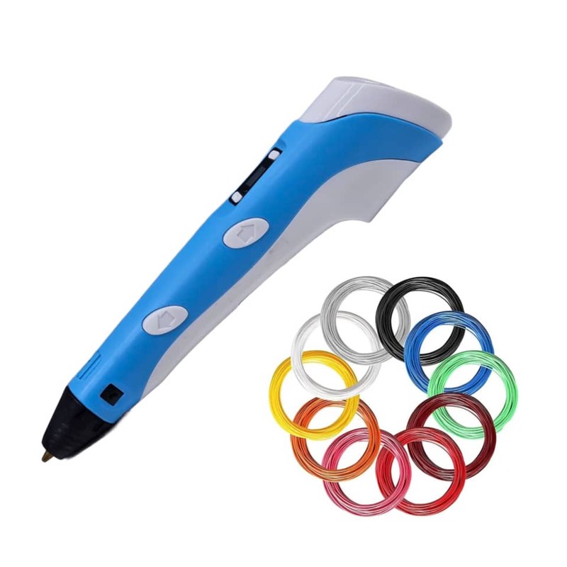 قلم طراحی سه بعدی ناب سل مدل 3D pen به همراه فیلامنتجدید