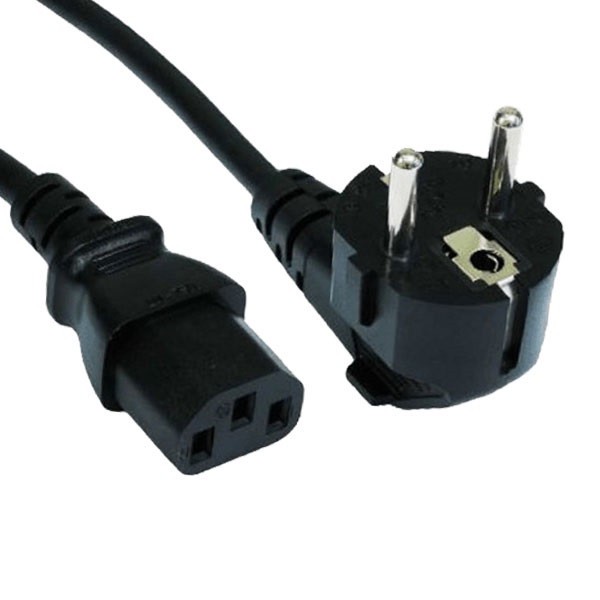 کابل برق سه پین منبع تغذیه کامپیوتر مدل PC-163A طول 1.5 مترجدید