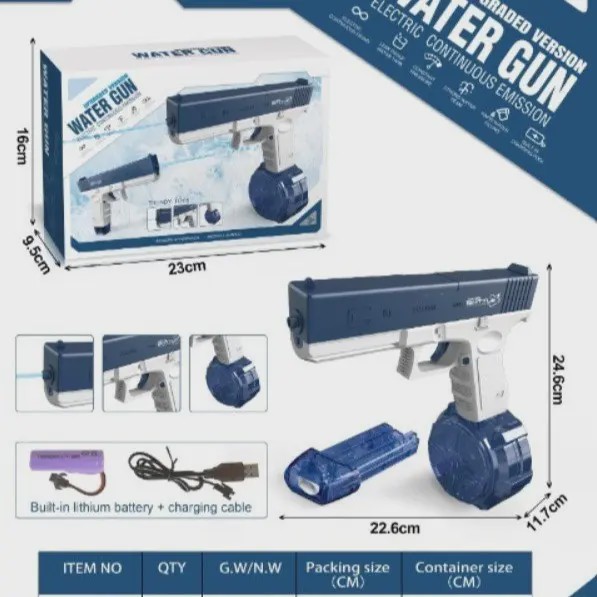 تفنگ آب پاش Glock Electric Water Gunجدید