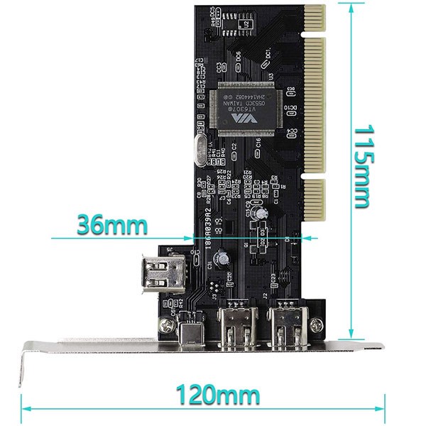 کارت تبدیل PCI به IEEE 1394 مدل VIA