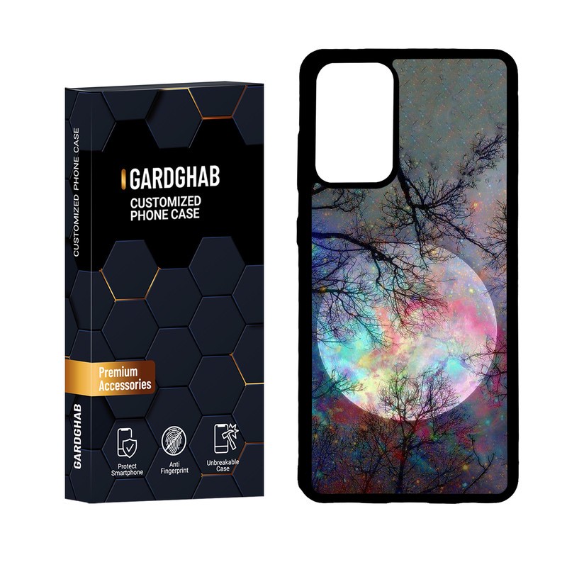 کاور گارد قاب مدل پشت گلس منظره و طبیعت مناسب برای گوشی موبایل سامسونگ Galaxy A72مدل 4