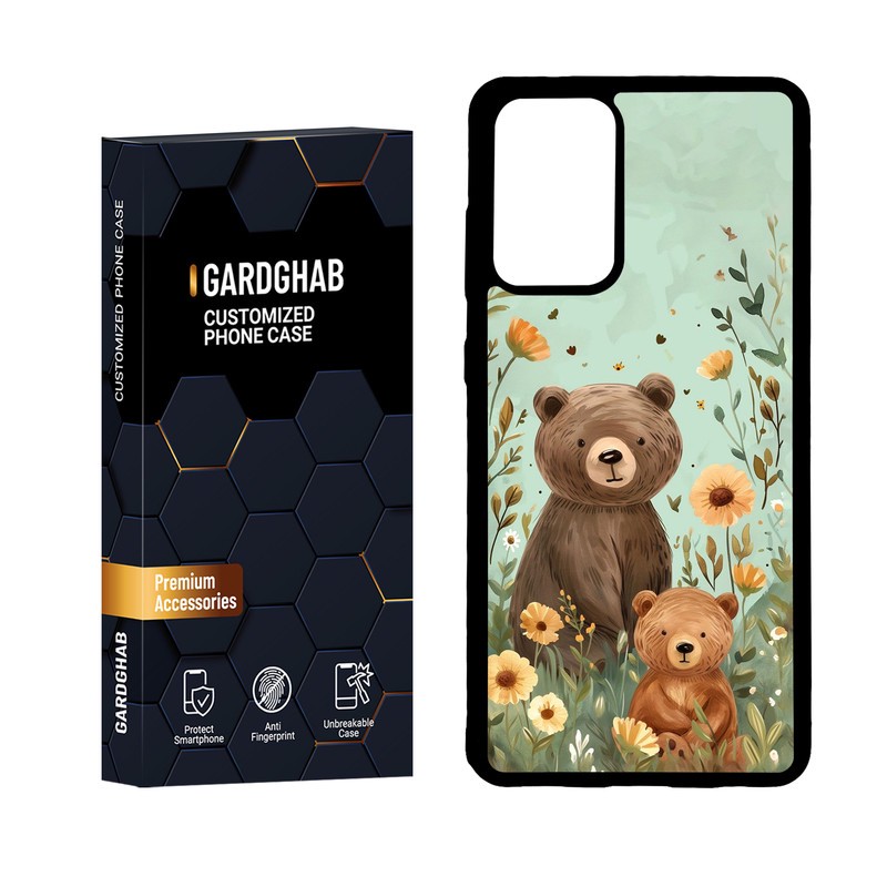 کاور گارد قاب مدل پشت گلس فانتزی مناسب برای گوشی موبایل سامسونگ Galaxy A72مدل 2
