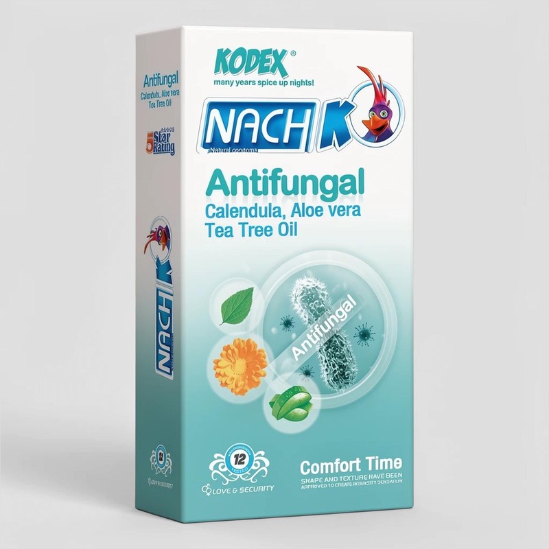 کاندوم کدکس مدل Antifungal بسته 12 عددی مدل 1جدید