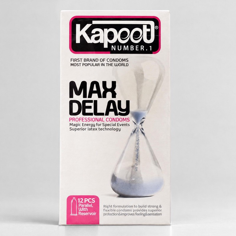 کاندوم کاپوت مدل Max Delay بسته 12 عددی مدل 1جدید