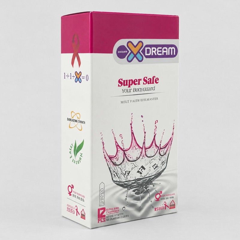کاندوم ایکس دریم مدل Super Safe بسته 12 عددی